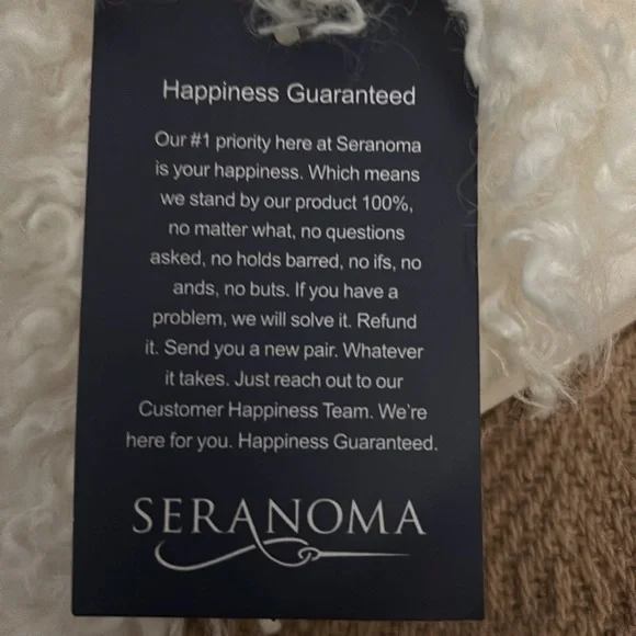 Seranoma NWT Sz 10 Fluffy and Well Made! Gift ready! - Picture 4 of 6